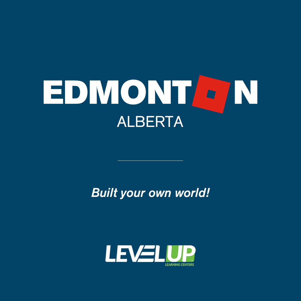 Level Up Kids On Twitter Edmonton Ab Are Your Children - how do you make your own world on roblox