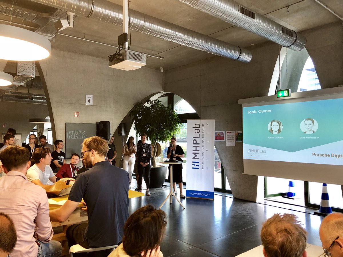 Porschedigital's tweet photo. The #FirstTuesday at the #MHPLab and #PorscheDigitalLab starts now! Time to talk about the #NewWork experiences employees make in the digital age. There are some very interesting presentations ahead! https://t.co/znajIzEUxh