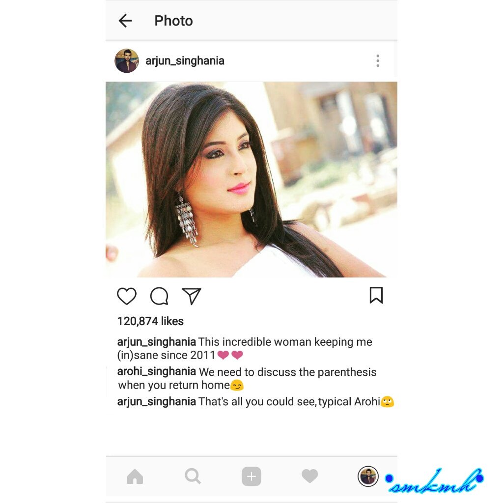 If Arjun Singhania had an Instagram account - part 3  @Kritika_Kamra  @kkundrra (Had to delete the last post coz it had a mistake which I guess no one noticed but still) + additonal post from Mr.Singhania dedicated to Wifey