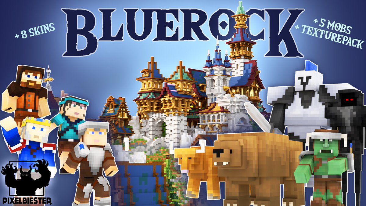 We are proud to publish our first Map on the <a href="/Minecraft/">Minecraft</a> Marketplace!

It will be a Fantasy Survival Spawn, including 8 Skins and a custom Resourcepack! Be sure to check it out!

You can buy it here:
 mcmarket.place/?id=G009SW67GL…

Trailer:
youtu.be/aNuQvoLUncM