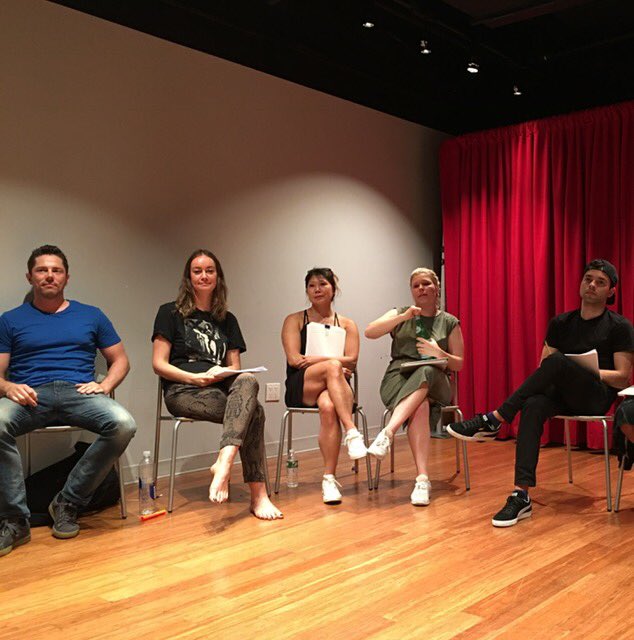 joannapickering's tweet photo. Delighted to be part of #PrimitiveGrace #Theater #Ensemble — working with some of the finest actors of our times. Artists directors Paul Calderon and David Zyas. Producing works possessing the spirit of “duende” #NYC #moments #arts https://t.co/l3098GsJME