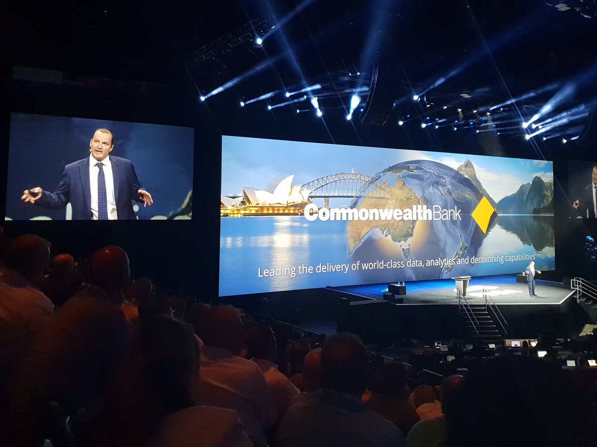 kellie_hackney's tweet photo. Awesome keynote by Andrew McMullan from CBA! #PegaWorld https://t.co/oyMPr3BHVz