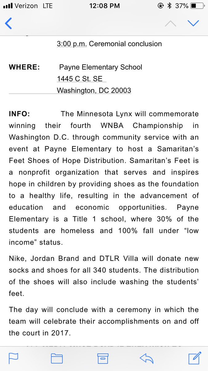 SloaneMartin's tweet photo. Without a White House invite, the Lynx will be doing something different (and good) in DC https://t.co/7euvkeI6Ud