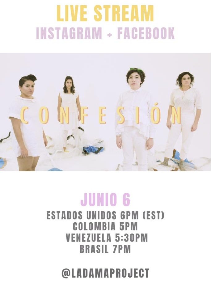 ladamaproject's tweet photo. Mañana tenemos un LiveStream para hablar de nuestro último vídeo musical "Confesión" #LadamaProject #LADAMAWorldTour2018 https://t.co/lcELfOWgBB