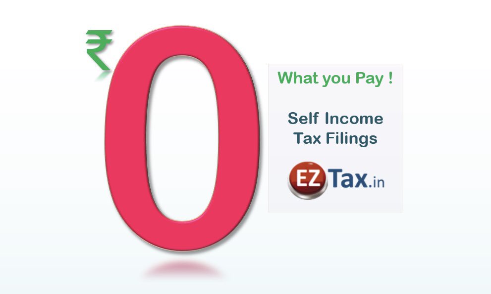 EZTaxIndia's tweet photo. 0️⃣ZERO - that’s what you pay when filing your Income Tax with https://t.co/m1GZzaYmTk ✅ for any Income Level and get a FREE 🥇Tax Optimizer Report in minutes. See why @ https://t.co/m1GZzaYmTk #FreeTaxFiling #IncomeTax #Taxes #eztax #TaxOptimizer https://t.co/4ZgMjGP9WH