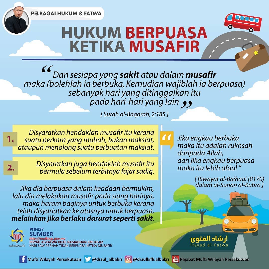 Puasa musafir Bacaan Niat