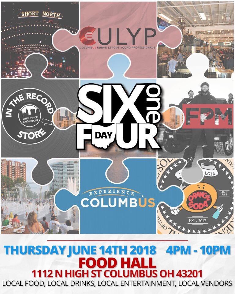 CUL_YP's tweet image. We’re excited to be a host for the 614 day next week. Come hang out with all the cool people &amp;amp; celebrate our city @FoodHall614 ! #ColumbusOhio #lifeincbus #614Day