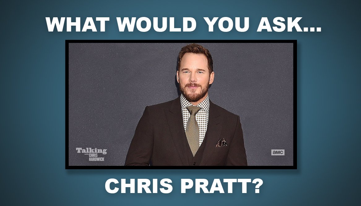 Calling all <a href="/prattprattpratt/">Chris Pratt</a> fans! Send us your questions from every corner of the universe about #GotG/#InfinityWar, <a href="/JurassicWorld/">Jurassic World</a> #FallenKingdom, or #ParksAndRec and we could answer them on #TalkingHardwick. Get your tickets before we run out: 1iota.com/Event/63929/Re…