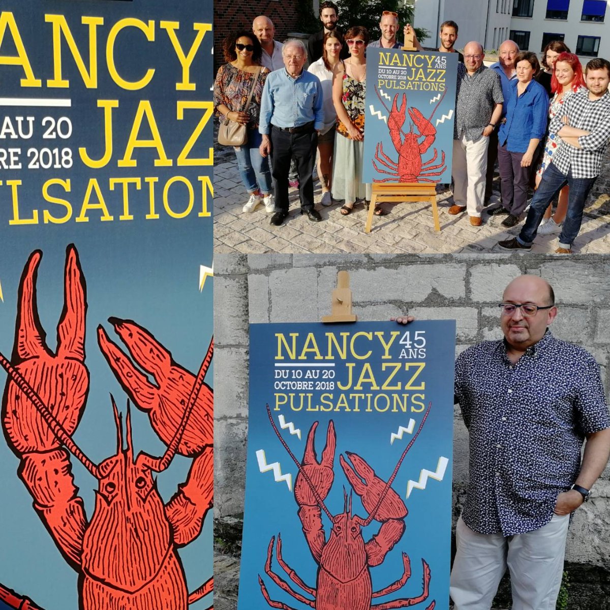 F3Lorraine's tweet photo. #Nancy #NJP2018 L'affiche et l'équipe de la 45e édition du @njpfestival https://t.co/vEzQjqJT39