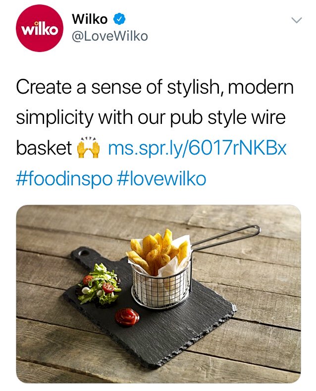 We Want Plates On Twitter Wilko Deleted Yesterday S Chip