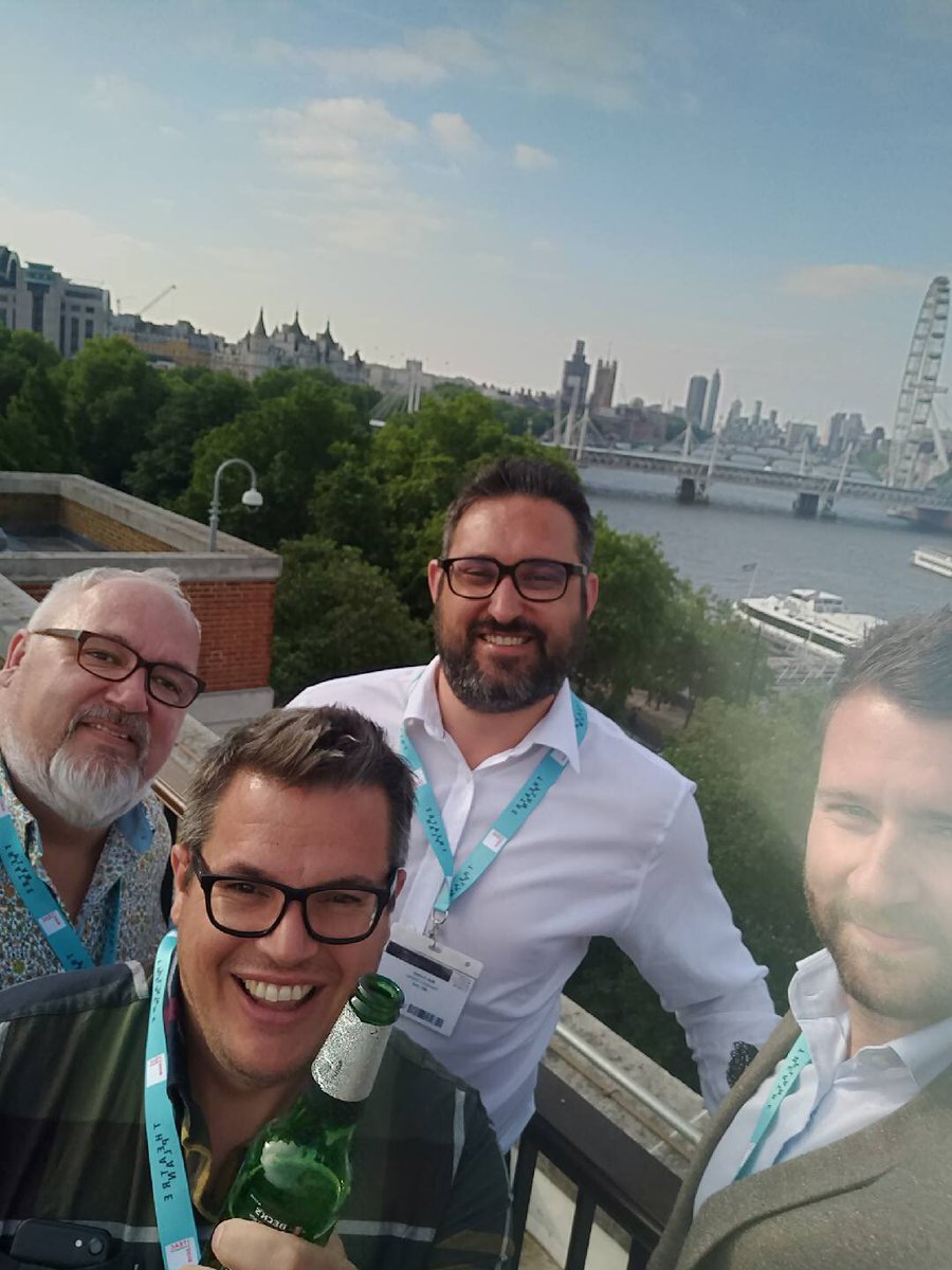 Our team are enjoying a well deserved beer after <a href="/iteac2018/">ITEAC</a> and before we all descend on <a href="/abtttheatreshow/">ABTT Theatre Show</a> tomorrow! We're on stand C23 make sure you drop by!