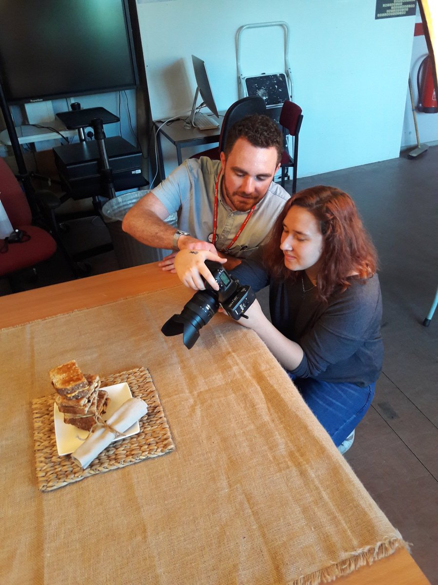 HaylesRudd's tweet photo. Ewan and Courtney @cwacreativearts @cwa_college @veggieplotyogs #WorkExperience #AfterHours #ExternalClient https://t.co/9LK3BmCxu4