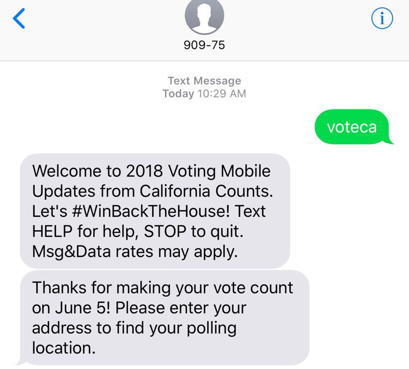 zuzu2007's tweet photo. TODAY, June 5. Spread the word. Retweet. Text your friends.
Text VOTECA to 90975 to find your polling place.【请扩散】手机发短信VOTECA 到 90975,输入地址就可以找到附近的投票站地址!#votetravisallen #RedWaveRising #voteca #TravisAllen4CAGovernor https://t.co/JGDCO4wQX1