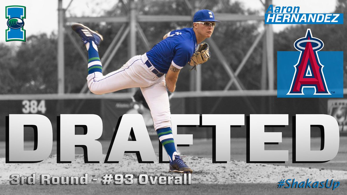 Round #3 - #93 Overall
Los Angeles Angels of Anaheim
 Congratulations Aaron! #ShakasUp