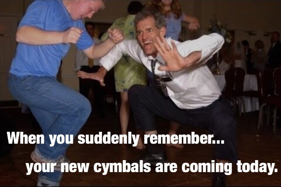 DrummerEtc's tweet image. Longest. Day. Ever. 
#drummerproblems #cymbals #Zildjian #ksweets #specialdry