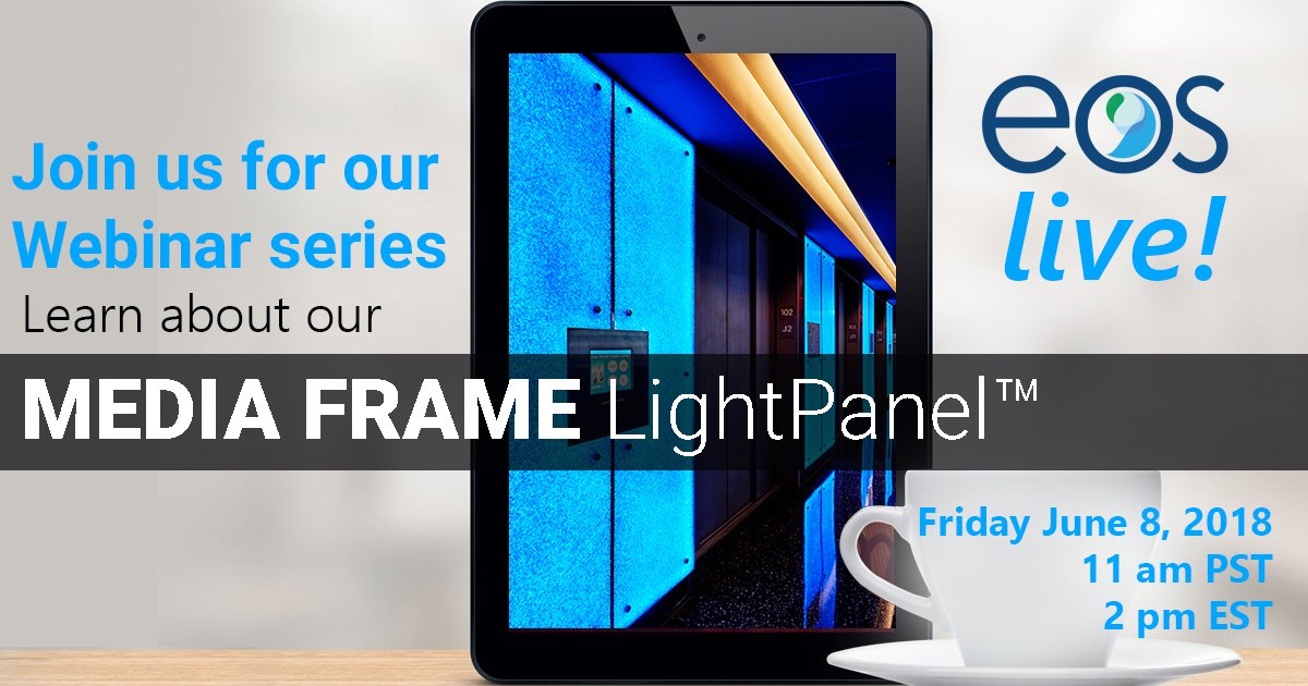 eoslightpanels's tweet photo. Join Our Special eos MEDIA FRAME Webinar to learn about our specialty frame products and applications.
Click Link to Register:
https://t.co/6goArrAoSO
#eoslightpanels #mediaframes #design #graphics #specialtyframes #lighting #led #ledlightpanels #ligghtpanels https://t.co/NCQwBgHy72