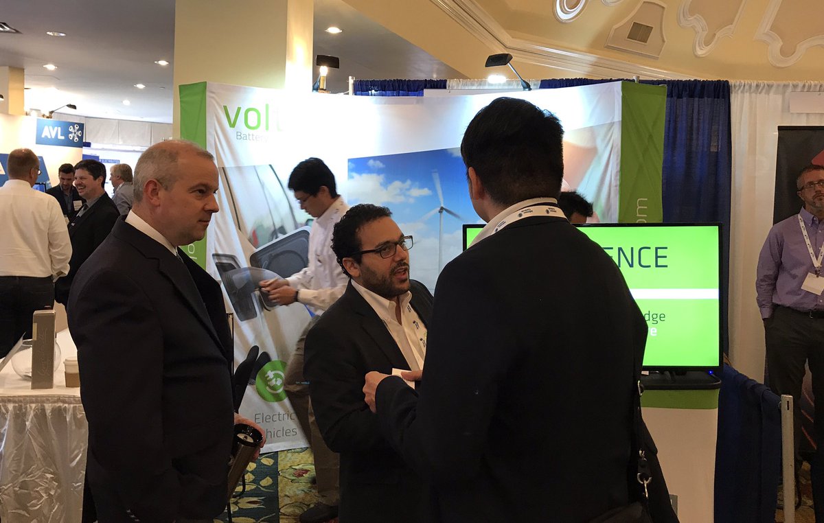 Voltaiq's tweet photo. Great start to #AABC18! Please visit @Voltaiq at Booth #17 to see how u can use #batterydata to improve #battery #performance and #reliability for #ElectricVehicles https://t.co/JauTNlYtiK