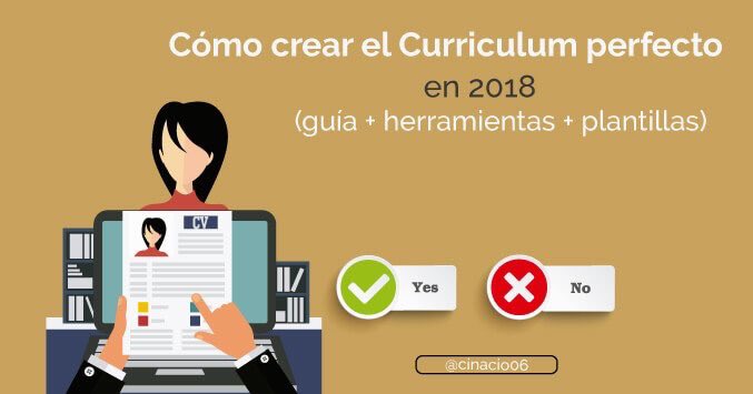 MATrabado's tweet photo. Cómo hacer un buen #curriculum en 2018  + Plantillas #CV + Herramientas y Modelos https://t.co/VKdy00o27H vía @cinacio06 #CurriculumVitae #RRHH https://t.co/ef4dBzsH3H