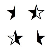 kenshirriff's tweet image. Ever want to rate something 3 1/2 stars in Unicode? Now #Unicode11 includes the half-stars that @BabelStone  and I proposed almost two years ago.
righto.com/2016/10/inspir…