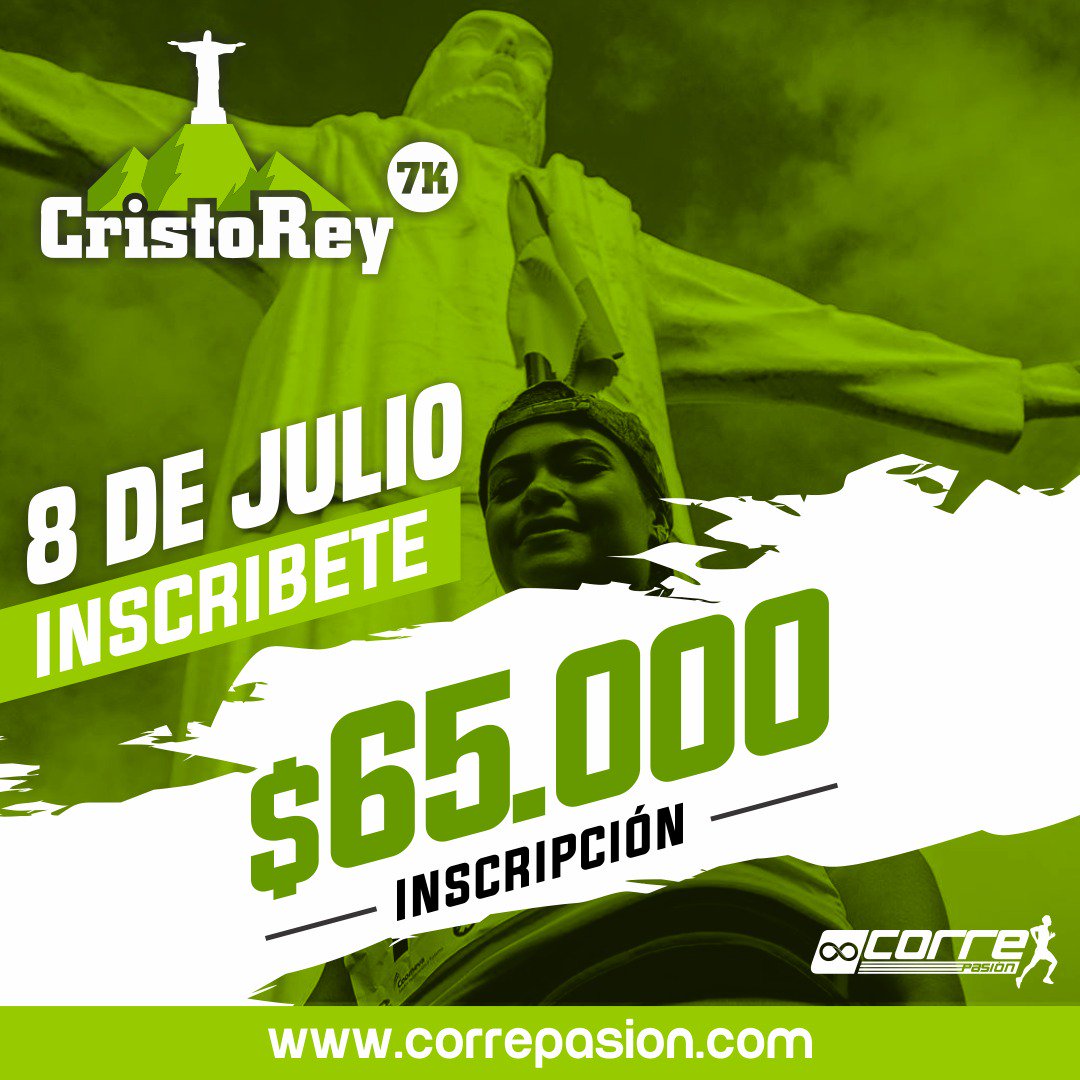 Colombiaesdepor's tweet photo. #Atención mañana miércoles es el lanzamiento oficial de la carrera atlética en ascenso CRISTO REY 7K ante medios y comunidad. La organización espera su asistencia en el Hotel Marriott Cali a las 10 a.m., salón Cartago @CorrePasionCol @juanitocampo #PressRunners @TwiterosCali https://t.co/2zV4uwlk62