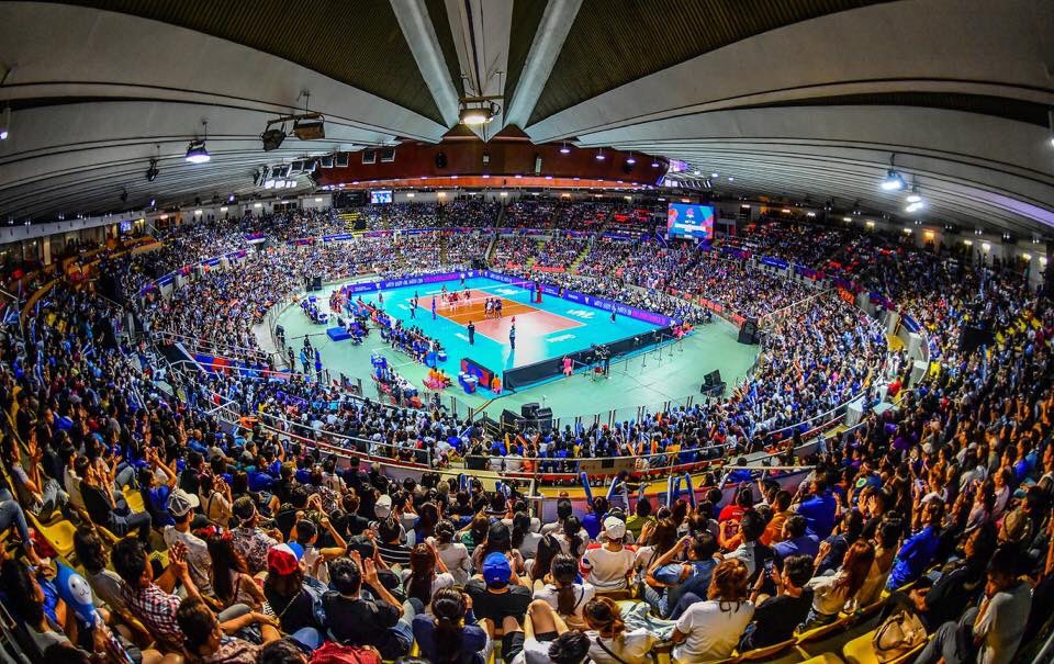 Asian Volleyball Thai Fans From All Walks Of Life Packed Hua Mark Indoor Stadium In Bangkok To Support Their Team In Vnl Match Against Dom And Again At Chartchai Hall