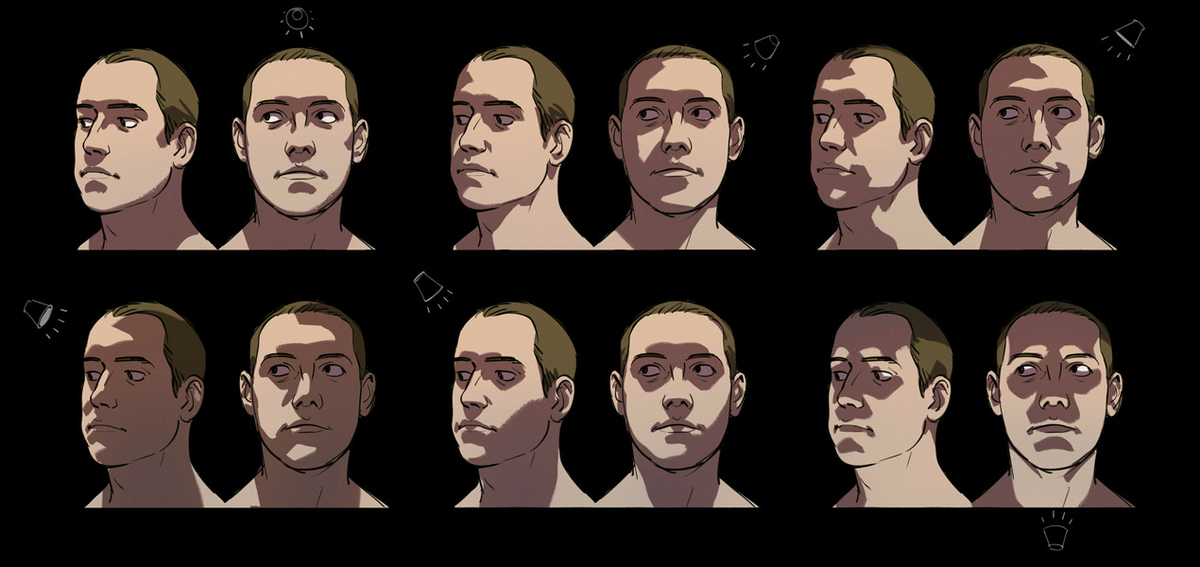 rennerei's tweet photo. drew some lighting angles for quick ref, thought I'd share ! to whoever might find this useful 🤝 https://t.co/CHSDfix1bN
