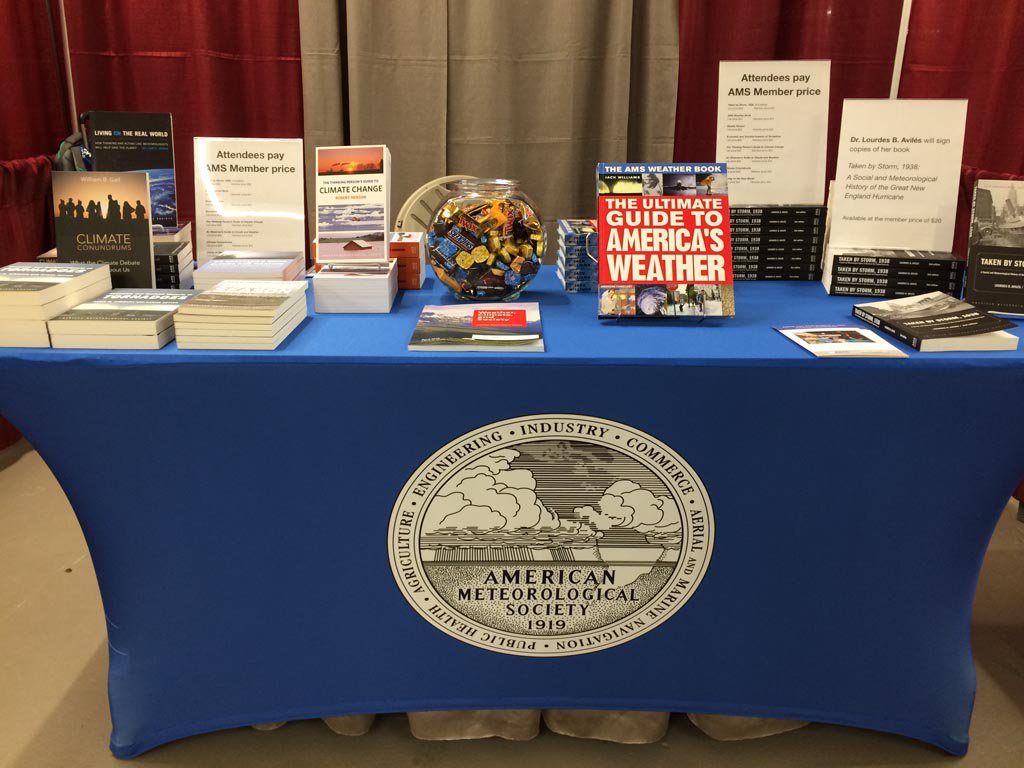 ametsoc's tweet photo. AMS is at the NH Emergency Preparedness Conference! Stop by our booth and say hi! #EPConf2018 #AMSBooks https://t.co/mZJNFS9Ccr