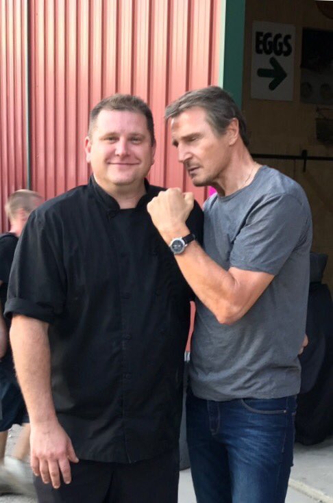neesonliamm's tweet photo. #liameeson on the set #widows ❤️ https://t.co/CWuaAZL9gM