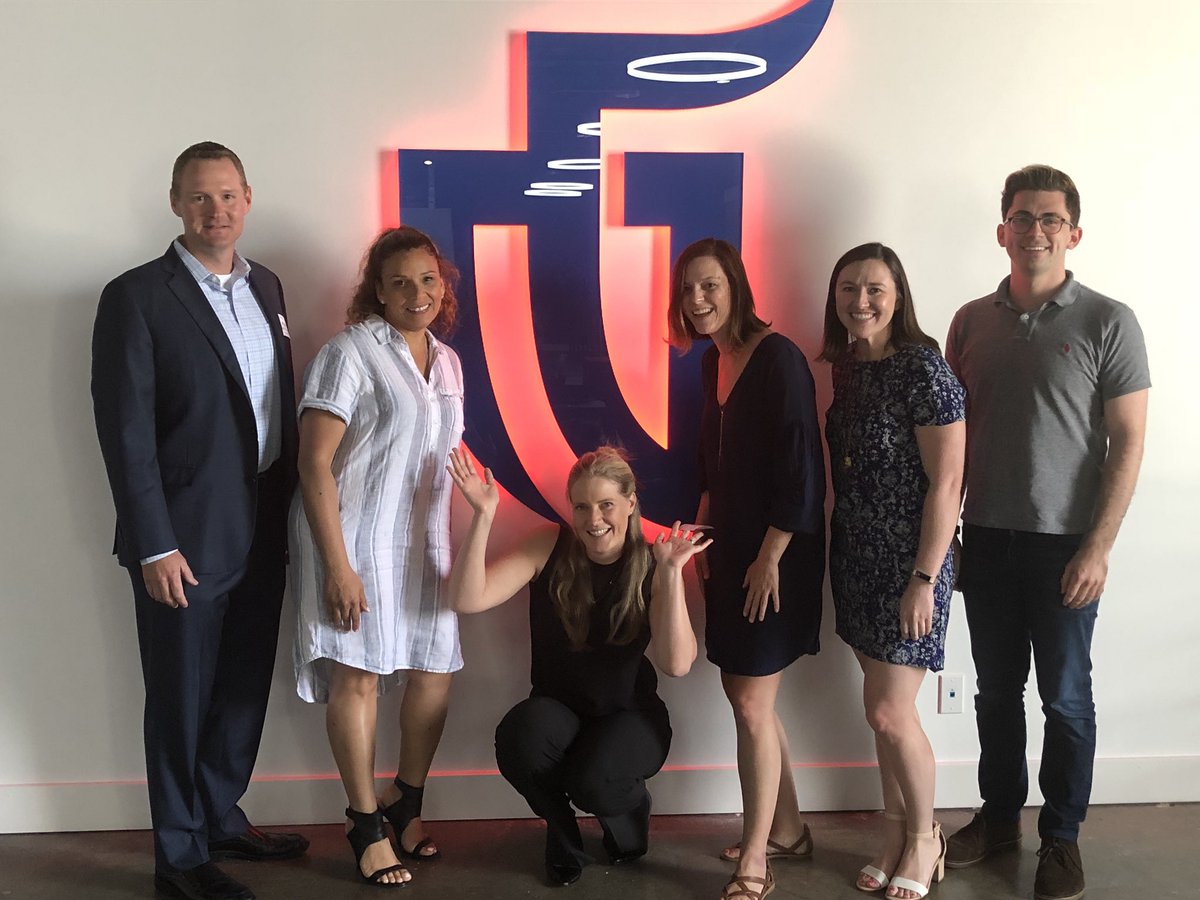 Laborde87's tweet photo. Got a sneak peek of the new @MavsGG gaming/esport facility with my @Accenture_US colleagues and @DRChamber #InnovationTaskForce. Bonus: got a photo w/ player @DatBoyDimez https://t.co/Y7pfHSjpZY