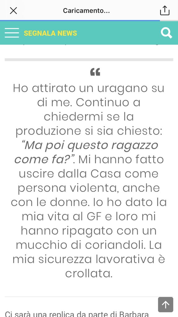 BAYE, tesoro, sei adulto per prenderti le responsabilità dei tuoi gesti, non è mica colpa della Produzione! #GF15