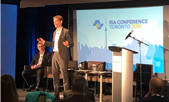 agf's tweet photo. "If you won’t invest in oil and gas, you need to invest in batteries, rare earth ethical mining, renewables, [you need] skin in the game" - Martin Grosskopf #RIACon #ESG https://t.co/kkLj1Hjb1Y