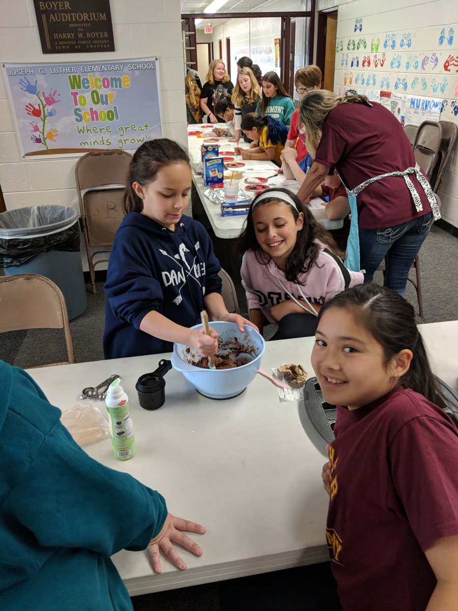 Baking with Mrs. Ferreira and Ms. Medeiros