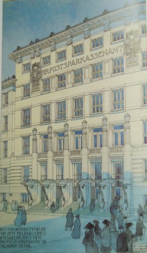 PressClipUK's tweet photo. #Design #drawing for the Austrian Savings Bank by Franz von Krausz and Josef Tolk in Hilde De Hann &amp; Ids Haagsmasee's excellent #Architects in Competition see: https://t.co/laY52mUeGb ... #architecture #books https://t.co/2mh935JGHQ