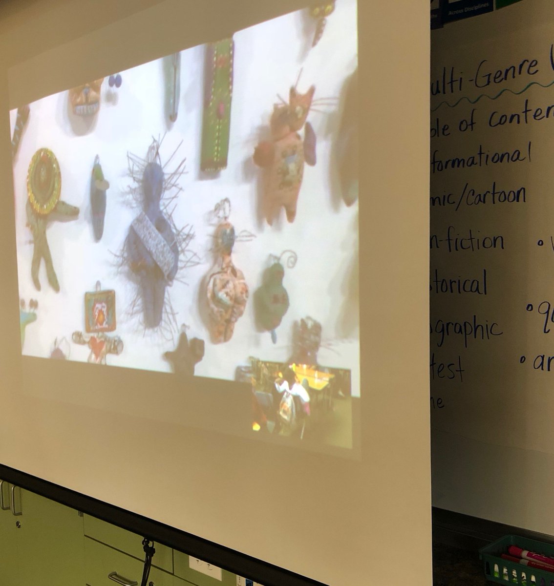 OsideEdTech's tweet photo. Who said you need a bus for a field trip? 5th graders from @delrioschool took a virtual field trip to the Oceanside Art Museum &amp; had an insightful discussion about the exhibits. Why not try your own virtual field trip next year w @GoogleHangout? https://t.co/cLI7rrhoBw