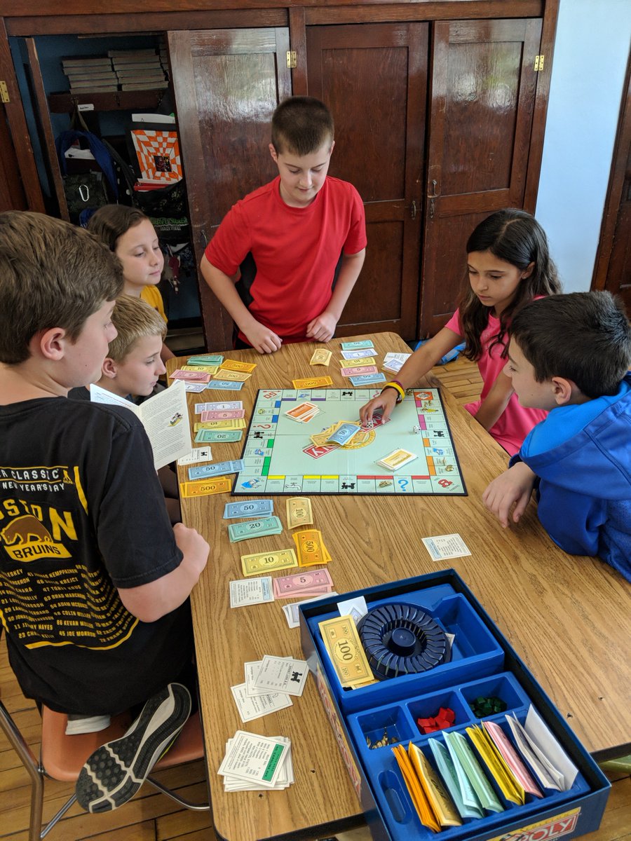 Board games with Mr. Luciano