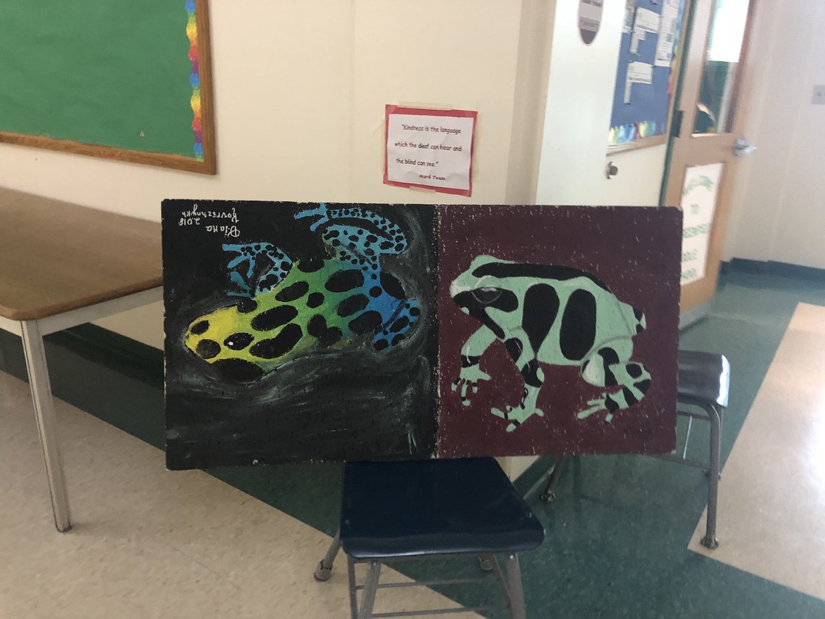 7th grade choice art class! Panels headed to Magic Wings Butterfly Conservatory!