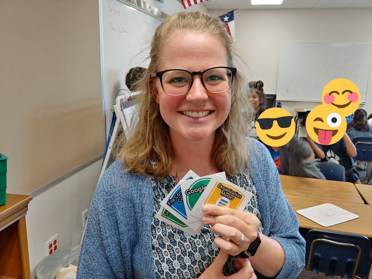HollyK_EdTech's tweet photo. Celebrating @cjsp2121 @vr435107 @MrsKeane_CFB , Ms. Felber, Ms. Cornelison, and Mr. Moran at Strickland for their awesome Google skills! #gameoncfb #cfblearns https://t.co/Ycn7Fen0nW