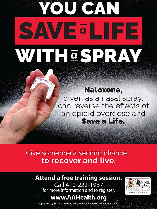 FREE #OpioidOverdose Response Training and FREE #Naloxone Kit. June 6, June 21, July 13, July 19. Details: aahealth.org/opioid-overdos… or Call 410-222-1937 -- #AnneArundel #NarcanSavesLives #OpioidEpidemic #OpioidCrisis #DENIALisDEADLY