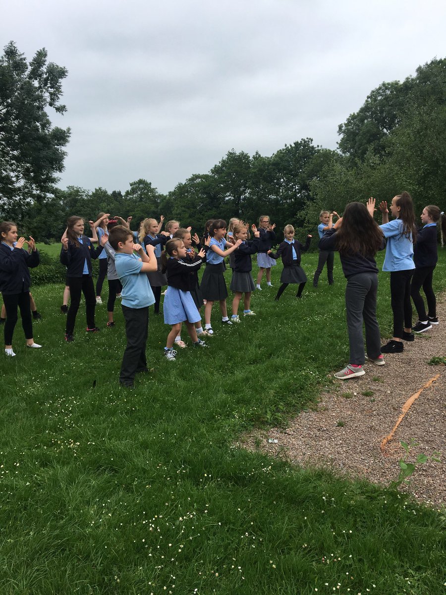 So lovely to see our wonderful year 6 s leading a lunch time club for the junior children. Looks like we have our own cheerleader team in the making! <a href="/Griff_HEAD/">Griffithstown Primary School</a>