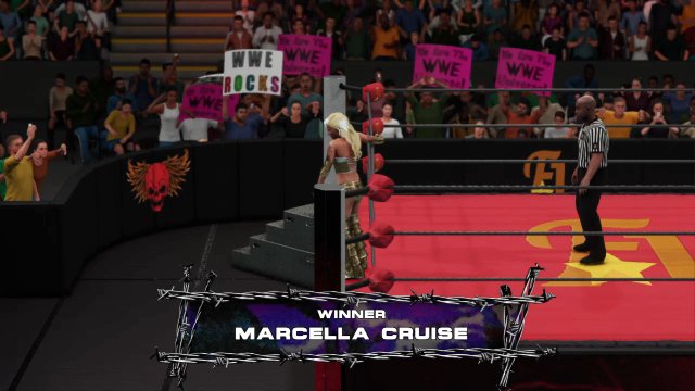 GPW_Live's tweet photo. Next we had the final #FightingQueen open challenge from the GPW Women's Fighting Champion @BarbieVersace. After boasting, she waited on her challenger who was @MarcellaCruise, who actually got the win. However since it was via countout Barbie remains Women's Fighting Champ. https://t.co/vJW1V2lelC