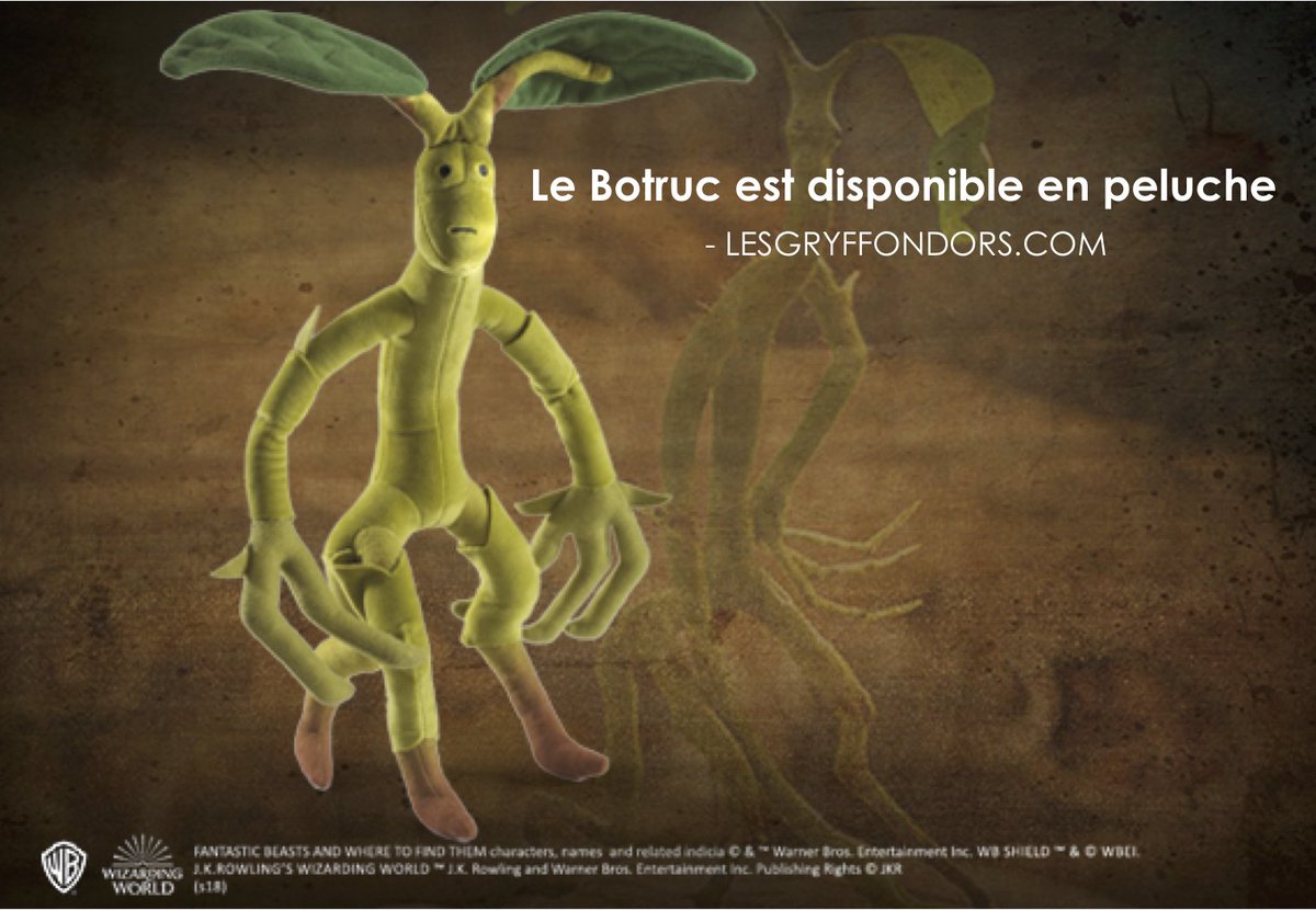 LesGryffondors's tweet image. 💬Le botruc, célèbre acolyte de Norbert #Dragonneau, est maintenant disponible en peluche grâce à @Noblecoll_FR ! 

➡️Plus d'infos : bit.ly/2Jsf9J7 
---
@a_fantastiques #FantasticBeasts #botruc