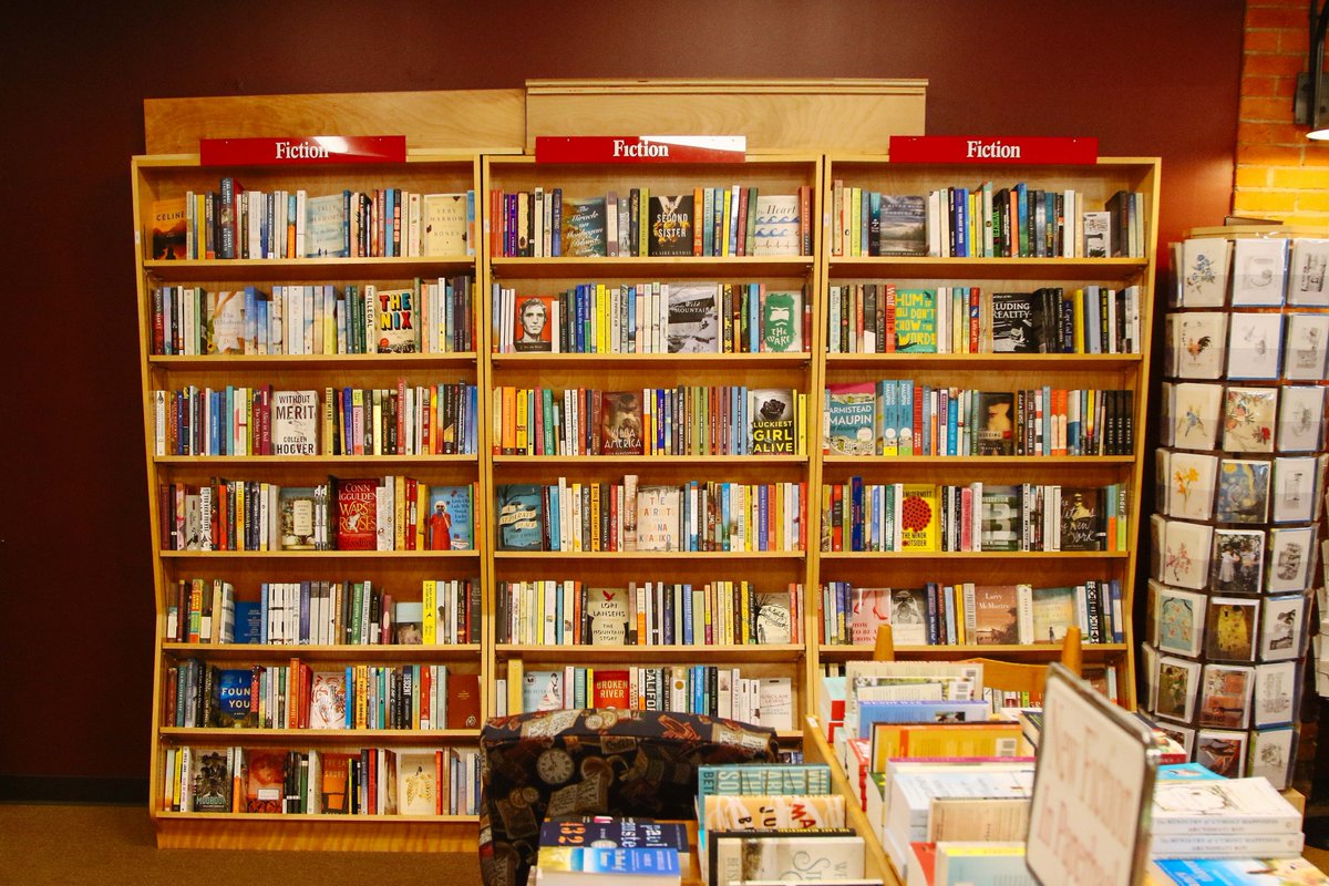 KeeneState_'s tweet photo. No college town would be complete without a local book store. Look no further than The Toadstool Bookshop, located right off Main St. in #yourKSCbackyard. Toadstool Bookshop also offers book signings, live music & more. Grab a coffee from The Farm Cafe and browse the shelves! https://t.co/T0oK2efZGY