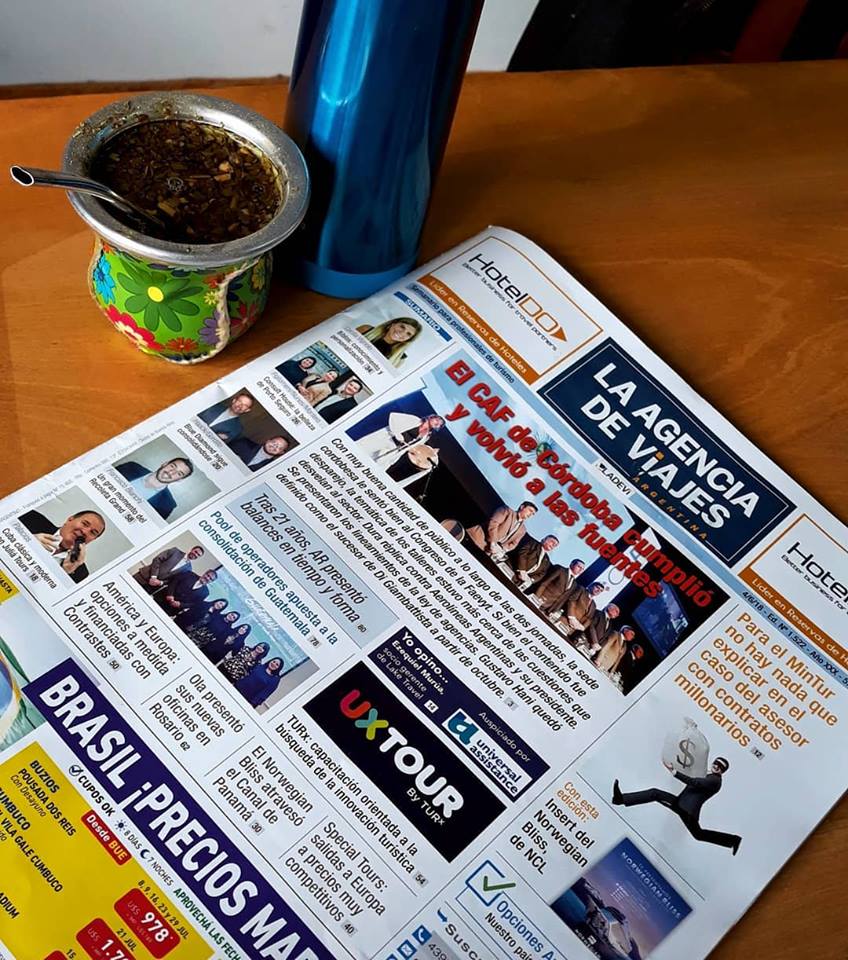 UXTour's tweet image. Estamos muy contentos de contarles que salimos en la tapa del medio gráfico hispanoamericano más importante sobre #Turismo 💪👏
Muchas gracias a nuestros amigos de @LadeviArgentina por la nota a #UXTour y el apoyo a seguir creciendo 👌🌎
issuu.com/ladevi.argenti…