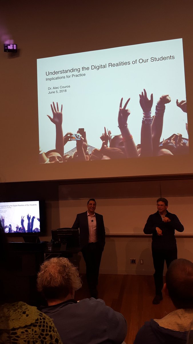 educationkwest's tweet photo. Ready to learn from a digital inspiration! #csc2018 @courosa https://t.co/4aq9FTUIEv