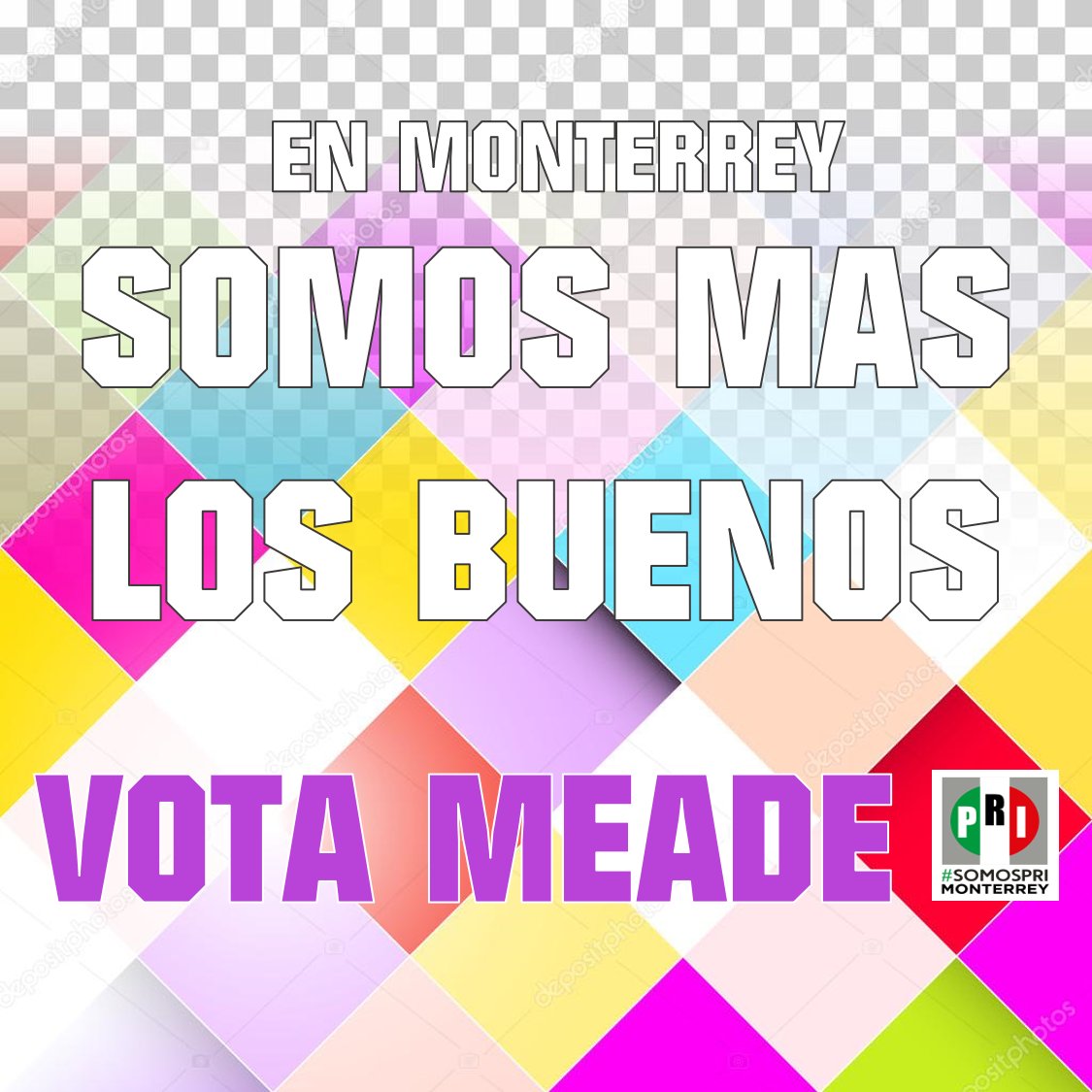 Únete al Movimiento #SomosMasLosBuenos Que no te confundan el PRI es su gente, El PRI somos Todos #VotaMeade #5de5  <a href="/JoseAMeadeK/">José Antonio Meade🇲🇽</a> @JorgeMendozaGza <a href="/MarthadlSantos/">Martha de los Santos González</a> <a href="/NaneVGarcia/">Ariadne Garcia</a>  <a href="/AdrianDeLaGarza/">Adrián de la Garza</a> <a href="/AdrianMoreira/">Adrián Moreira</a> <a href="/MarcelaGuerraNL/">Marcela Guerra</a> <a href="/AlhinnaVargas/">Alhinna Vargas</a> <a href="/SilviaHdzGarza/">Silvia Hdz. Garza</a> <a href="/PedroPabloTrev/">Pedro Pablo Treviño Villarreal</a>