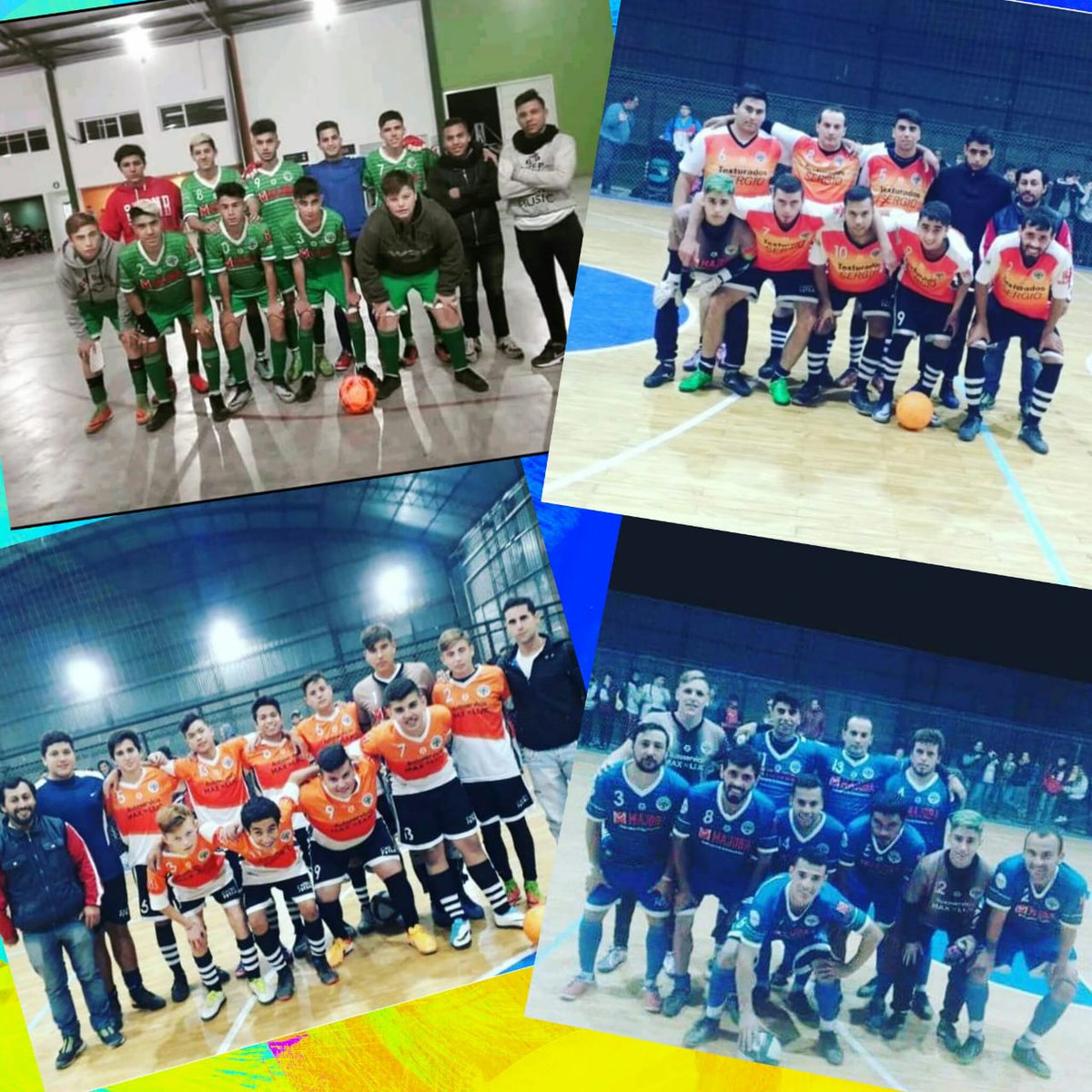 CastelliFutsal's tweet photo. Las 4 divisiones juntas que representan a nuestra ciudad! #vamoscastelli #castellifutsal https://t.co/1Za4aMHs1a