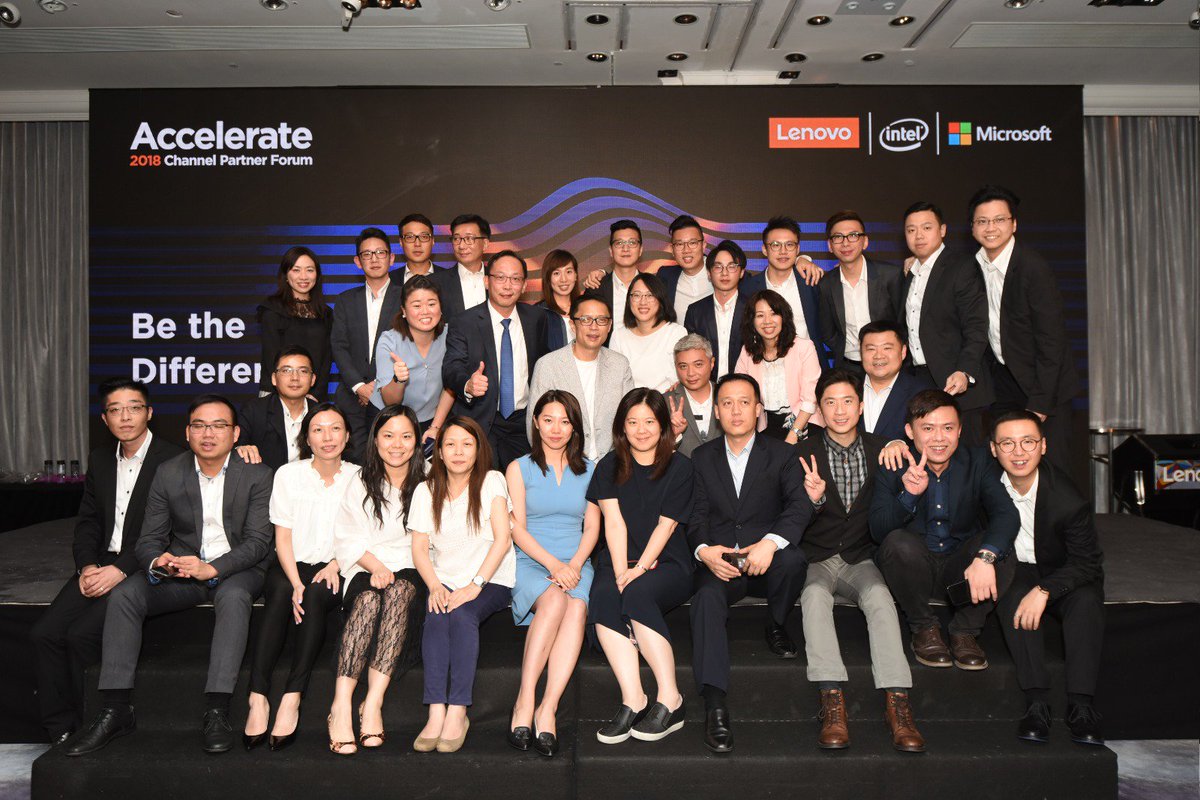 We're officially kicked-off for the 2018/19 year here in Hong Kong. It was great to have over 200 plus business partners join us for the event. #BeTheDifference #WeAreLenovo