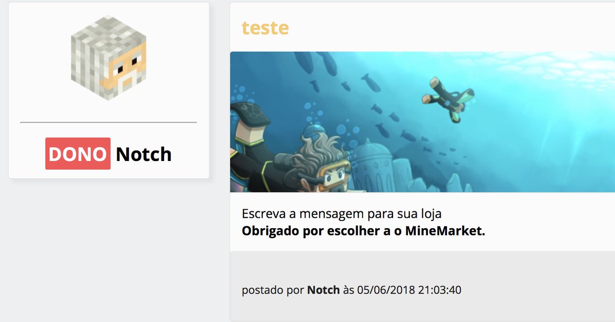 Minemarket tweet media