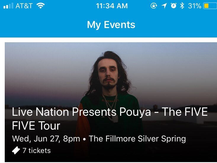 dirtyweight's tweet photo. Giving away 5 free tickets to see @Pouyalilpou in DC @FillmoreSS June 27. Retweet to win! DM me if u want tickets!!! #prize #fivefivetour #giveaway #pouya #freetickets #fillmore #tour #retweettowin #contest #concert @wifisfuneral @ShakeWell818 @_MXTXM https://t.co/4CaDijU2zP