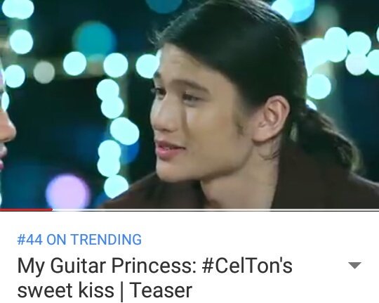 JAPS_World's tweet photo. My Guitar Princess #CelTon's sweet kiss teaser is trending on youtube! @MyJaps @gilcuerva @GMA_PA https://t.co/R6is4lJK2X